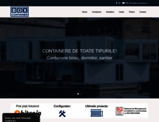 boxcontainer.ro screenshot
