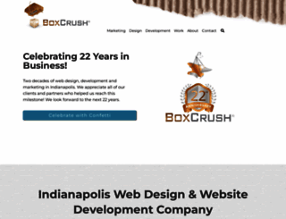 boxcrush-web-design.com screenshot