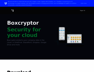 boxcryptor.com screenshot