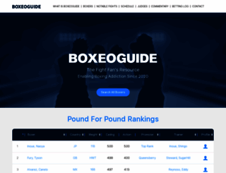 boxeoguide.com screenshot
