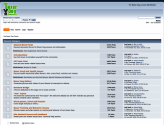 boxerdogforums.com screenshot