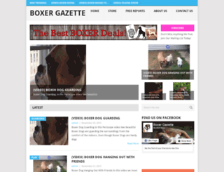 boxergazette.com screenshot
