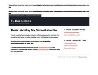 boxes.thesislaboratory.com screenshot