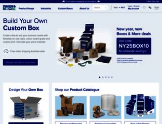 boxesandmore.com.au screenshot