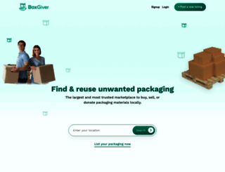 boxgiver.com screenshot