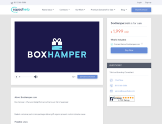 boxhamper.com screenshot