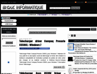 boxinformatique.blogspot.com screenshot