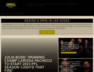 boxinginlasvegas.com screenshot