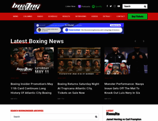 boxinginsider.com screenshot