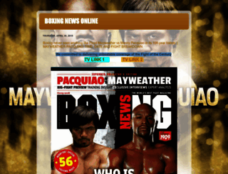 boxingnewsonline24-7.blogspot.com screenshot