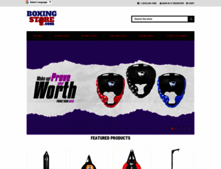 boxingstore.com screenshot
