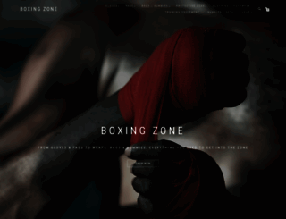 boxingzone.co.uk screenshot