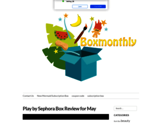 boxmonthly.com screenshot