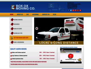 boxoxmoving.com screenshot