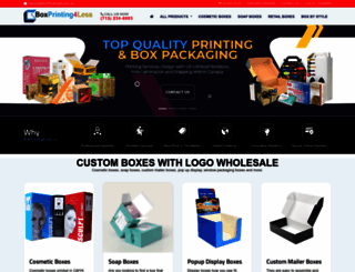 boxprinting4less.ca screenshot