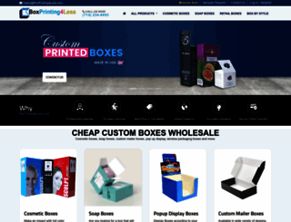 boxprinting4less.com screenshot