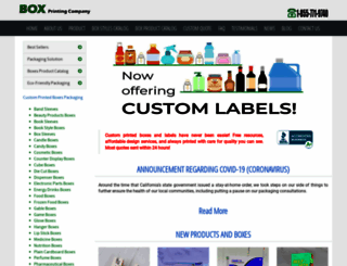 boxprintingcompany.com screenshot