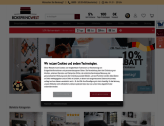 boxspring-welt.de screenshot