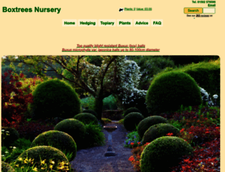 boxtrees.com screenshot