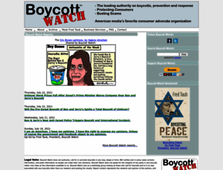 boycottwatch.org screenshot