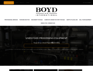 boydfoodmachinery.com screenshot