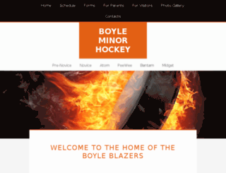 boyleminorhockey.com screenshot
