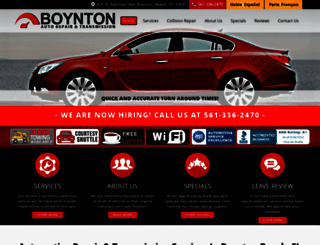 boyntonautorepair.com screenshot
