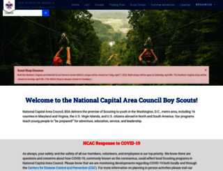 boyscouts-ncac.org screenshot