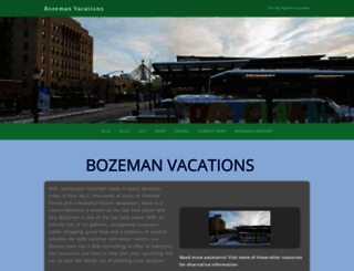 bozemanvacations.com screenshot