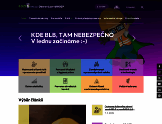 bozpinfo.cz screenshot