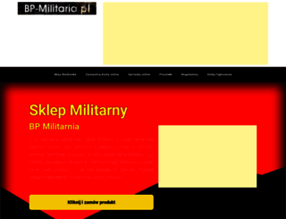 bp-militaria.pl screenshot