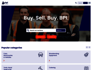 bpiauctions.com screenshot