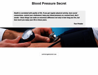 bpsecret.com screenshot