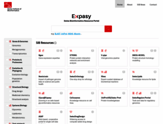 br.expasy.org screenshot