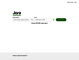 br.jora.com screenshot