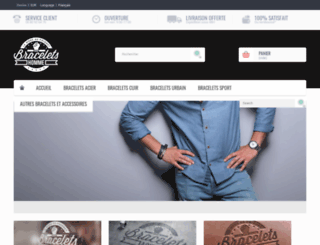bracelets-homme.com screenshot