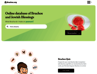 brachos.org screenshot