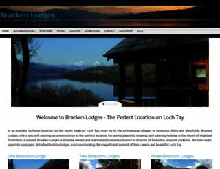 bracken-lodges.com screenshot
