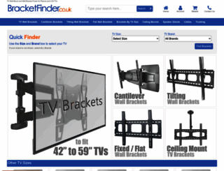 bracketfinder.co.uk screenshot
