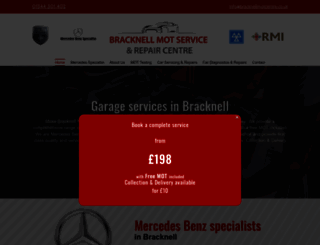 bracknellmotcentre.co.uk screenshot