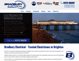 bradburyelectrical.co.uk screenshot
