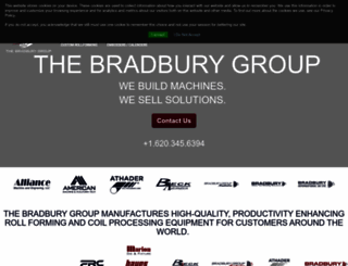 bradburygroup.com screenshot