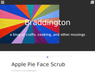 braddington.com screenshot