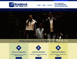 braddocklawfirmsc.com screenshot