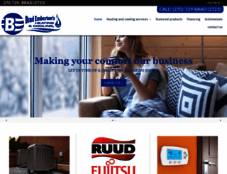 bradembertonhvac.com screenshot