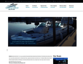 bradentonboatrental.com screenshot