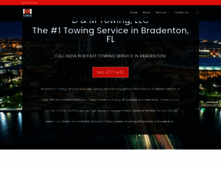bradentontowing.com screenshot