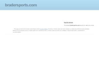 bradersports.com screenshot