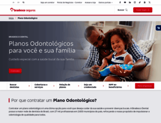 bradescodental.com.br screenshot