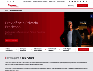 bradescoprevidencia.com.br screenshot